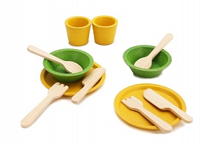 Набор деревянной посуды (Plan Toys, 3605k)